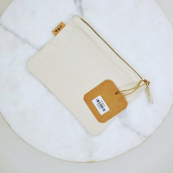 Strawberry Cotton Canvas Eco Pouch Bag - Picture 2 of 4